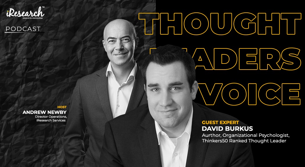 Ep2 Decoding leadership management and creativity with David Burkus - Thought leaders voice podcasts